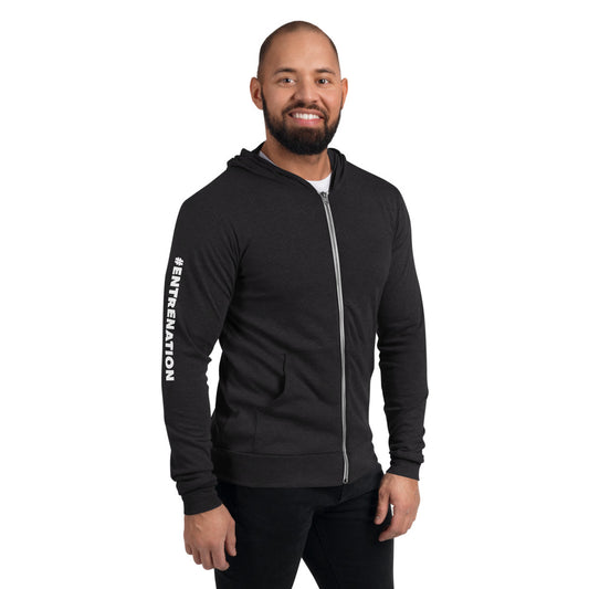 #Entrenation Unisex zip hoodie