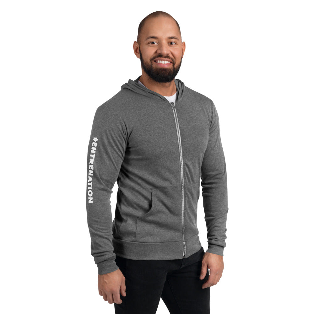 #Entrenation Unisex zip hoodie