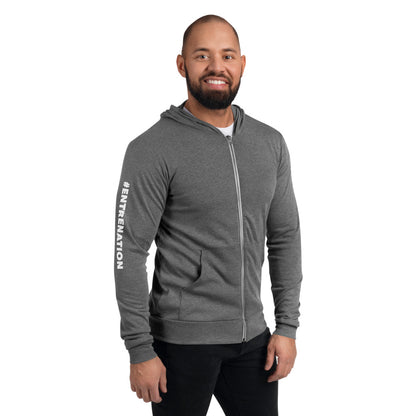 #Entrenation Unisex zip hoodie